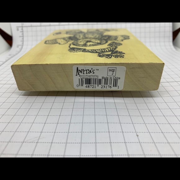 ☃️ Teddy Bear with Winter Hat and Mittens Stamp ☃️ - Picture 4 of 5